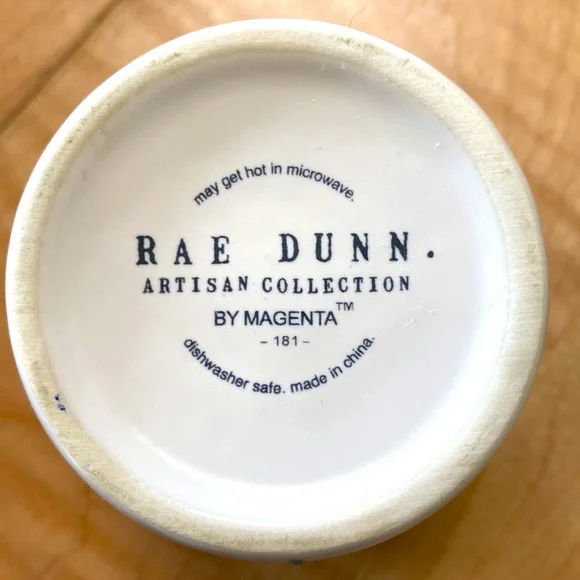 🦚Rae Dunn Farmhouse Ceramic “Sweet & Pour” Wooden Tray Set - Picture 9 of 16